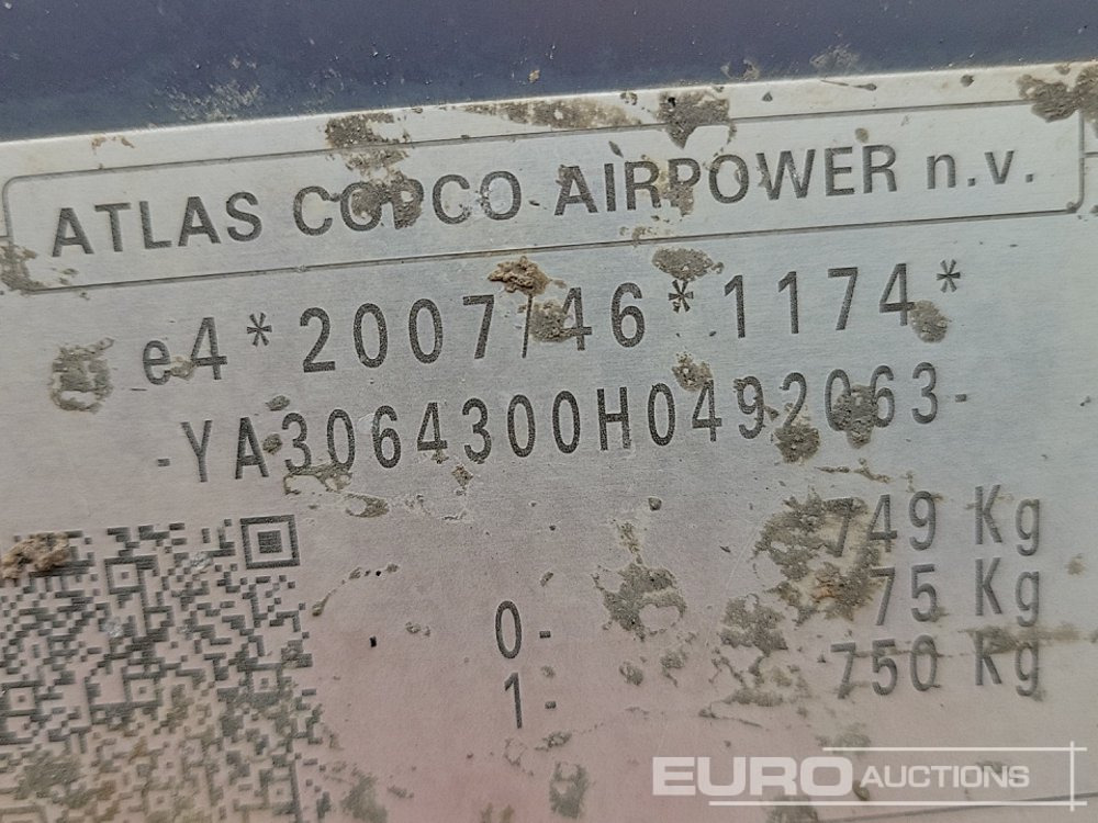 Air compressor 2017 Atlas Copco XAS68: picture 37