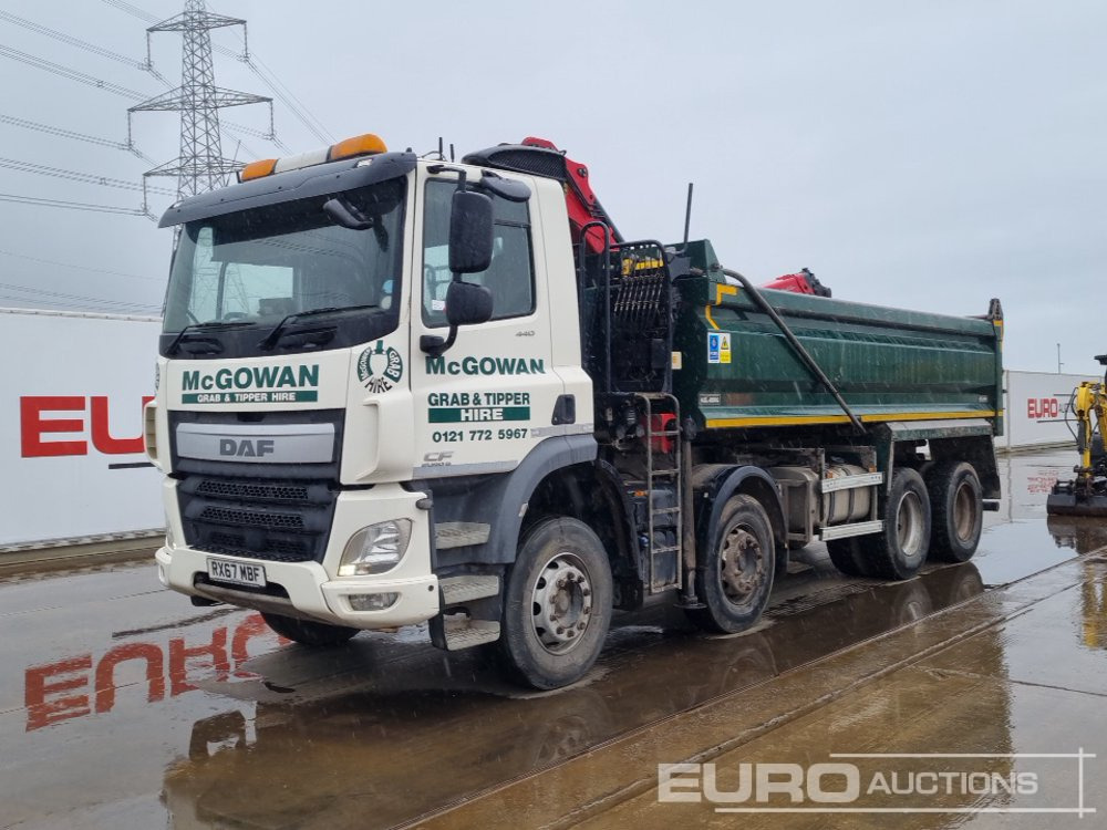 2017 DAF CF440 - Tipper, Crane truck: picture 1 2017 DAF CF440 - Tipper, Crane truck: picture 1