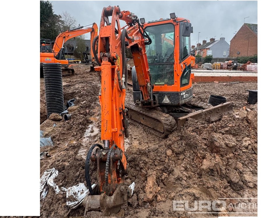 2017 Doosan DX27Z - Mini excavator: picture 2 2017 Doosan DX27Z - Mini excavator: picture 2