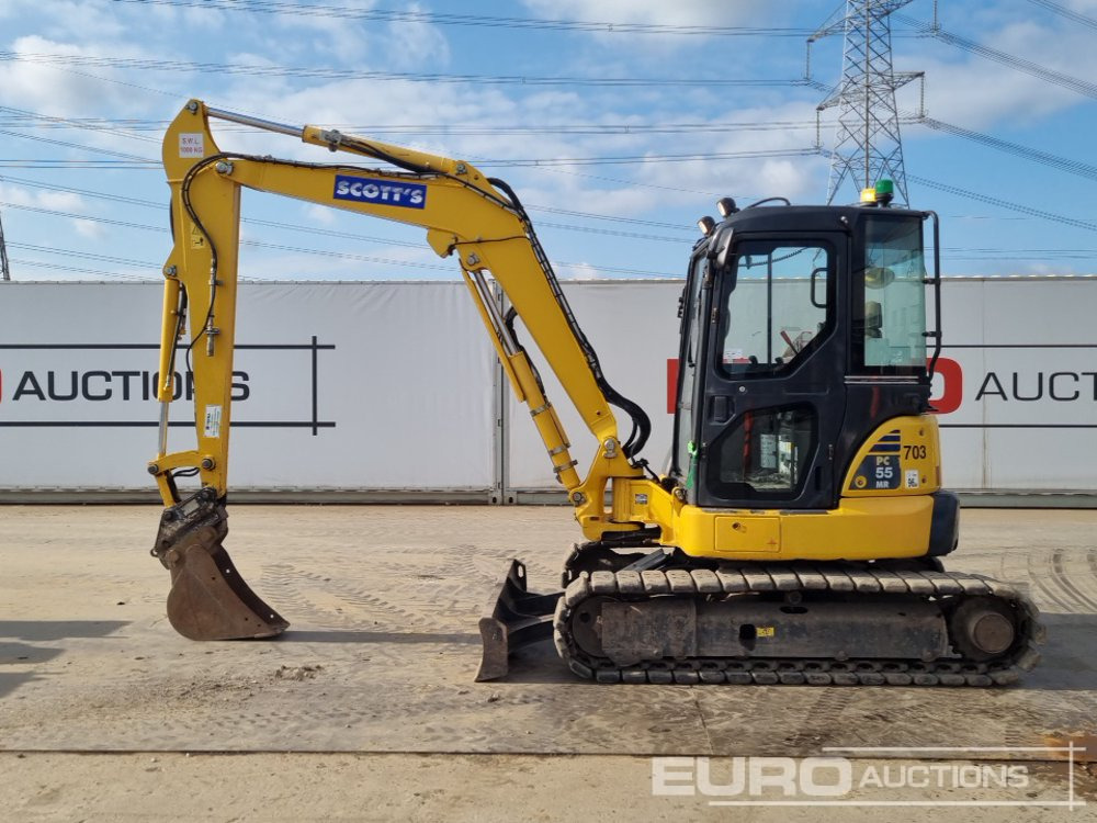 2017 Komatsu PC55MR-3 - Mini excavator: picture 2 2017 Komatsu PC55MR-3 - Mini excavator: picture 2