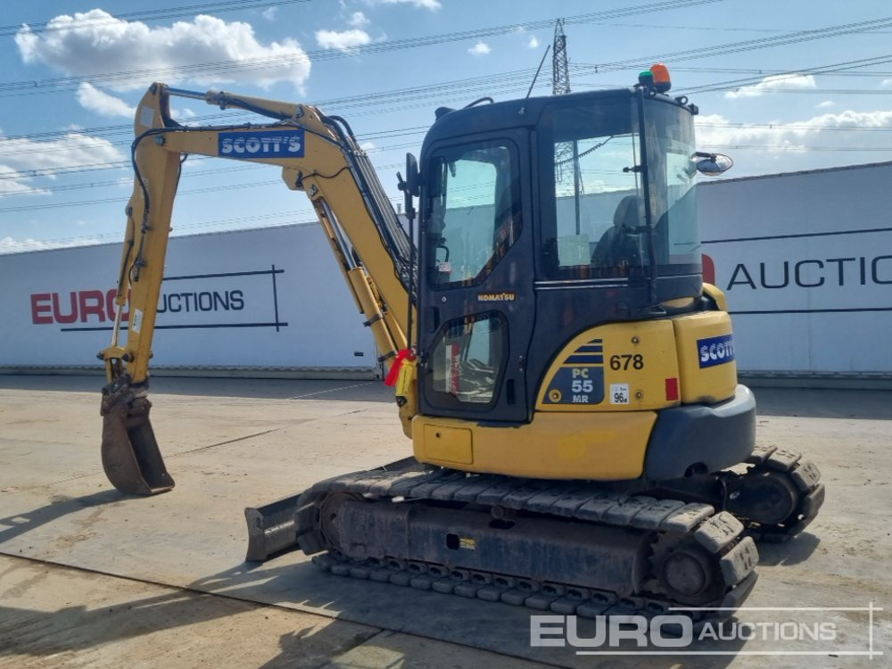 2017 Komatsu PC55MR-3 - Mini excavator: picture 3 2017 Komatsu PC55MR-3 - Mini excavator: picture 3