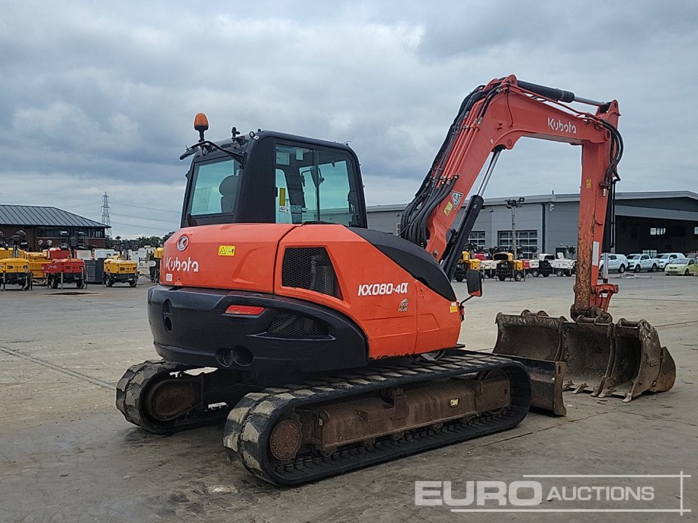 2017 Kubota KX080-4A - Mini excavator: picture 5 2017 Kubota KX080-4A - Mini excavator: picture 5