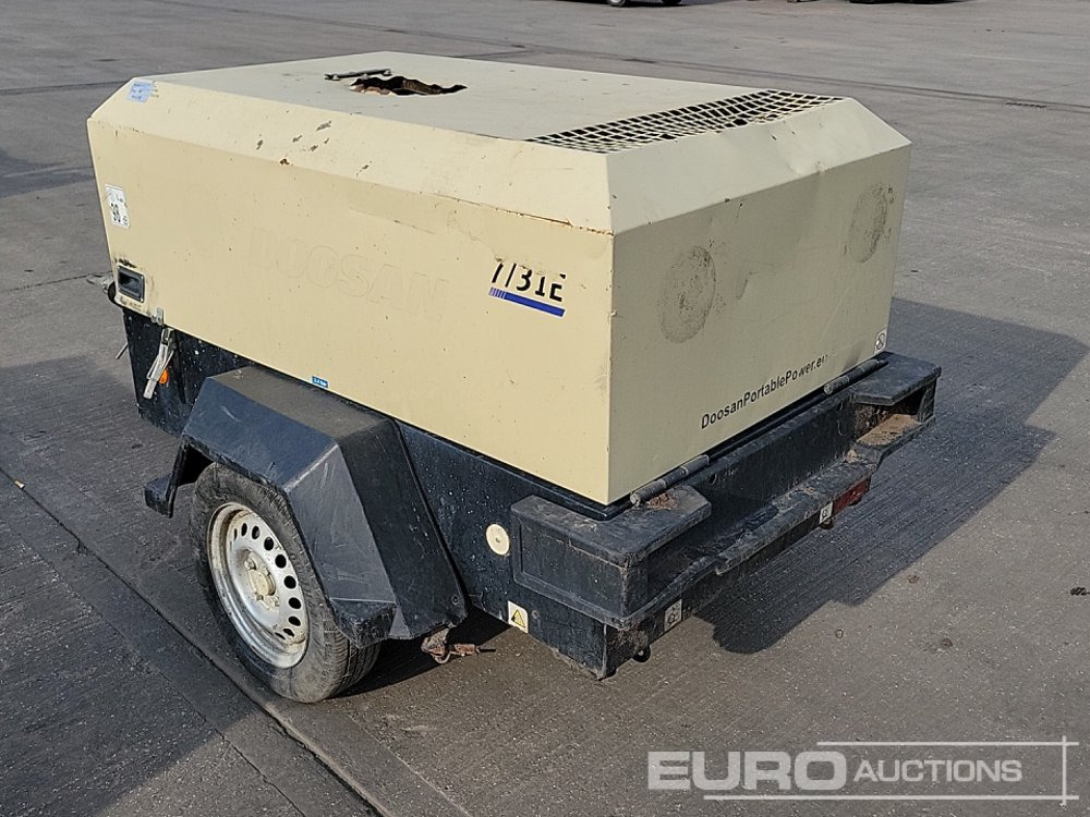 2018 Doosan 7/31 E - Air compressor: picture 3 2018 Doosan 7/31 E - Air compressor: picture 3