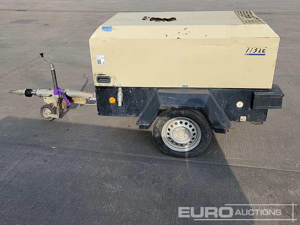 2018 Doosan 7/31 E - Air compressor: picture 2 2018 Doosan 7/31 E - Air compressor: picture 2