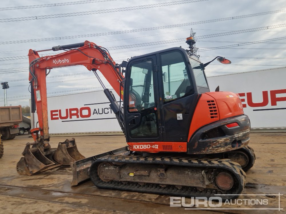 2018 Kubota KX080-4A - Mini excavator: picture 3 2018 Kubota KX080-4A - Mini excavator: picture 3