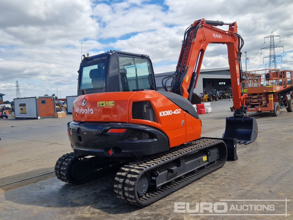 2018 Kubota KX080-4A - Mini excavator: picture 5 2018 Kubota KX080-4A - Mini excavator: picture 5
