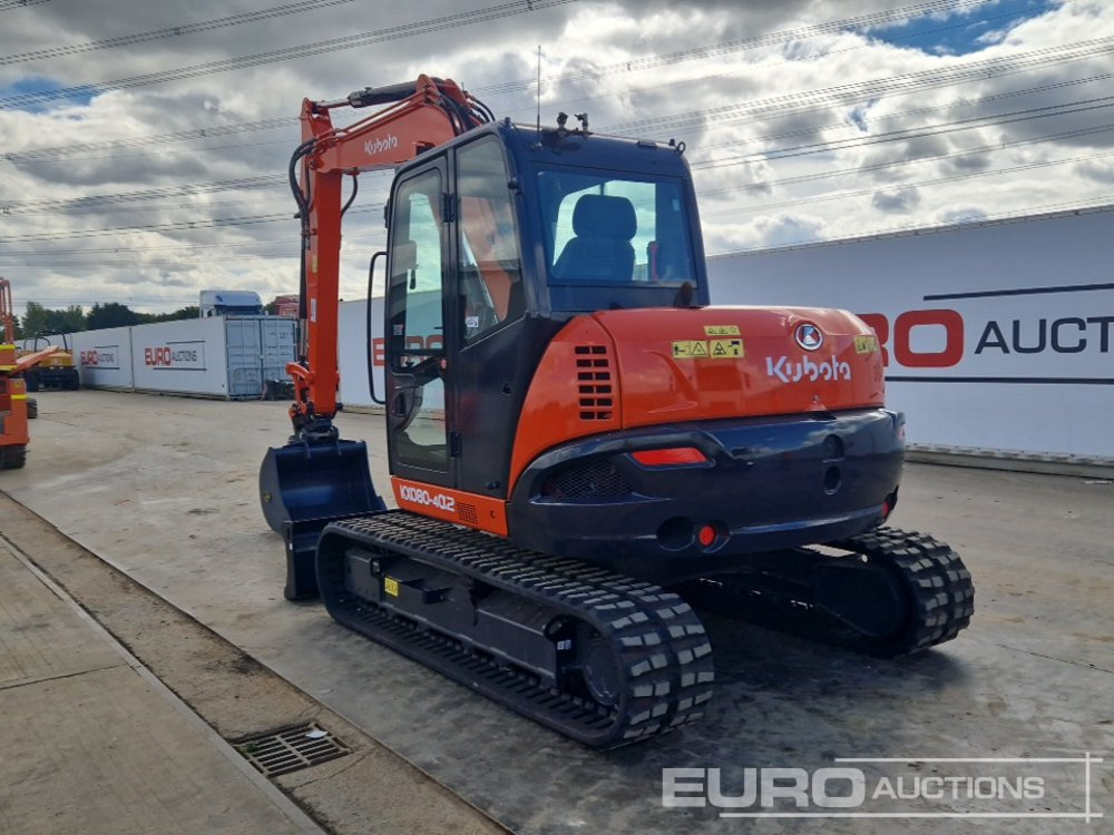 2018 Kubota KX080-4A - Mini excavator: picture 3 2018 Kubota KX080-4A - Mini excavator: picture 3