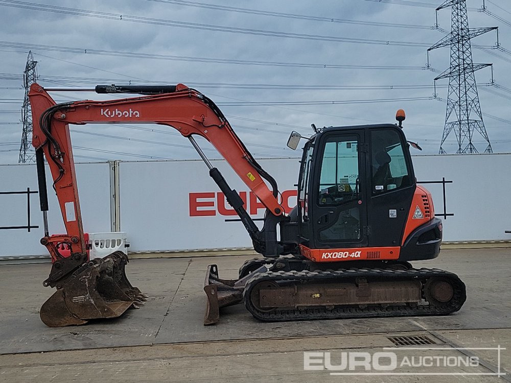2018 Kubota KX080-4A - Mini excavator: picture 2 2018 Kubota KX080-4A - Mini excavator: picture 2