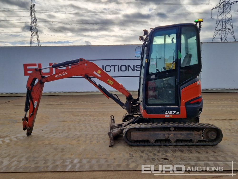2018 Kubota U27-4 - Mini excavator: picture 2 2018 Kubota U27-4 - Mini excavator: picture 2