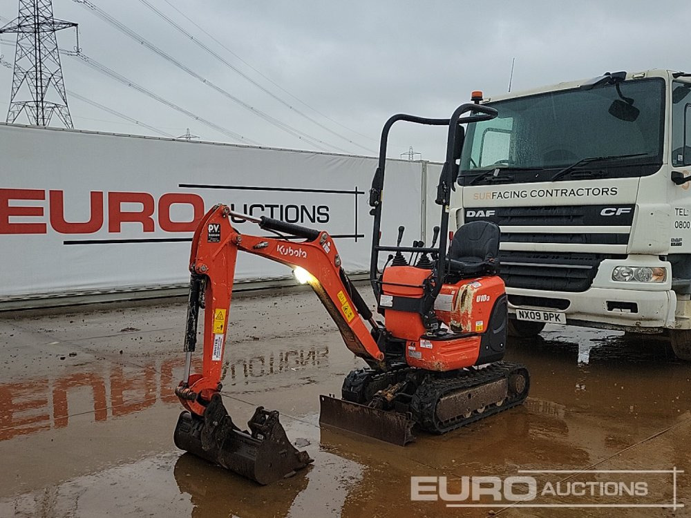 2019 Kubota U10-3 - Mini excavator: picture 1 2019 Kubota U10-3 - Mini excavator: picture 1