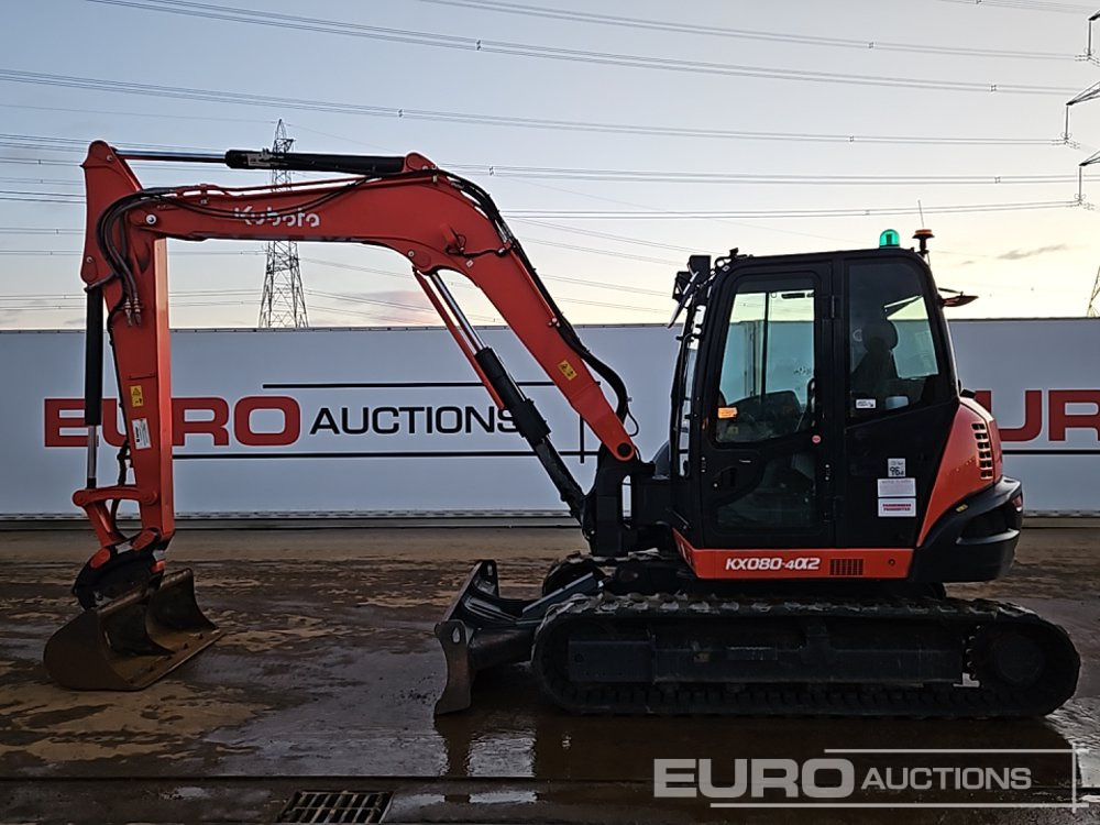 2020 Kubota KX080-4A2 - Mini excavator: picture 2 2020 Kubota KX080-4A2 - Mini excavator: picture 2
