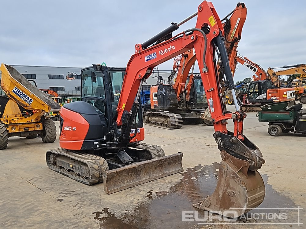 Mini excavator 2020 Kubota U50-5: picture 7
