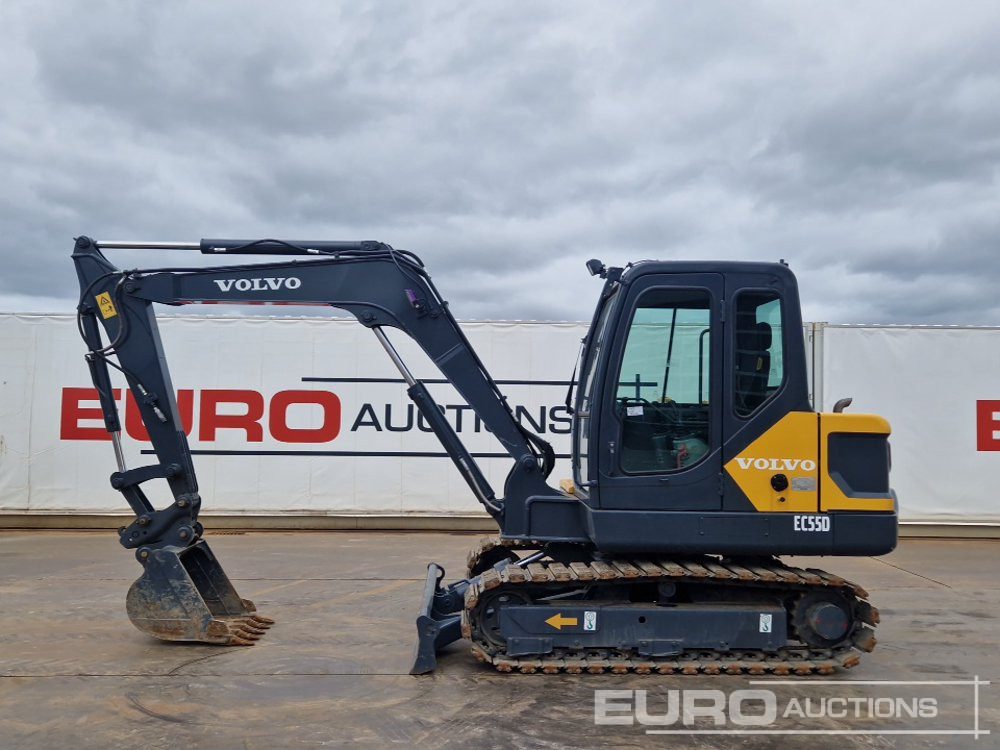 2020 Volvo EC55D - Mini excavator: picture 2 2020 Volvo EC55D - Mini excavator: picture 2
