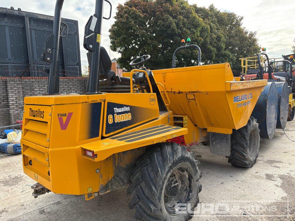 2022 Thwaites 6 Ton Dumper, Forward Facing Camera, Roll Bar - Mini dumper: picture 2 2022 Thwaites 6 Ton Dumper, Forward Facing Camera, Roll Bar - Mini dumper: picture 2