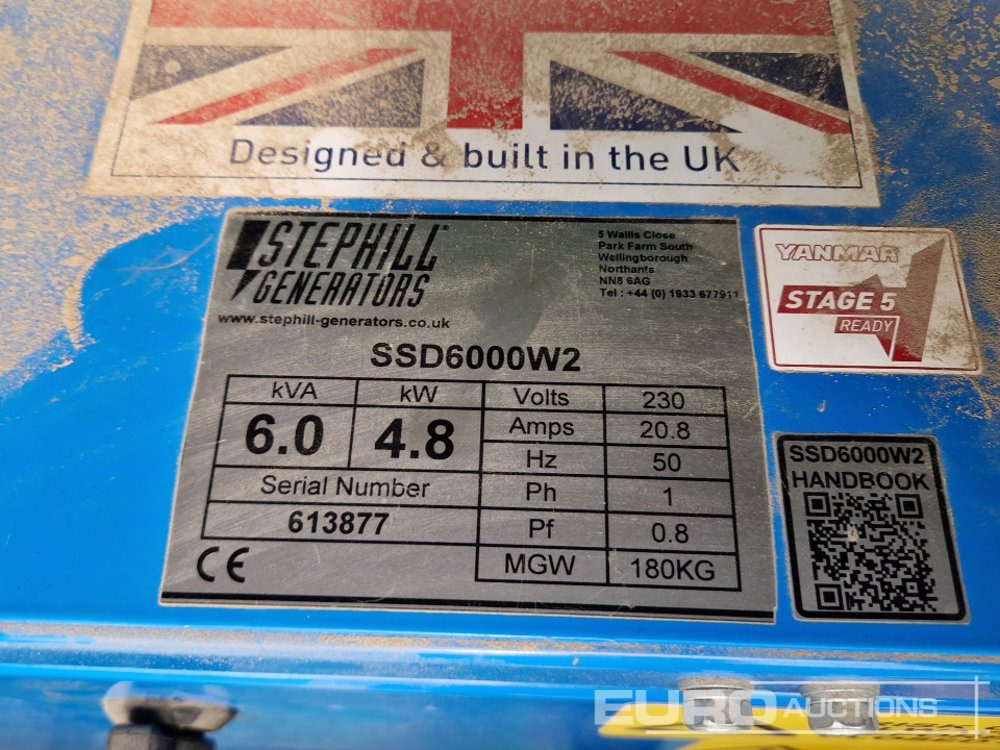 Shipping container 22' x 9' Welfare Unit, Stephill SSD6000VV2 6kVA Generator (Cannot Be Reconsigned): picture 31