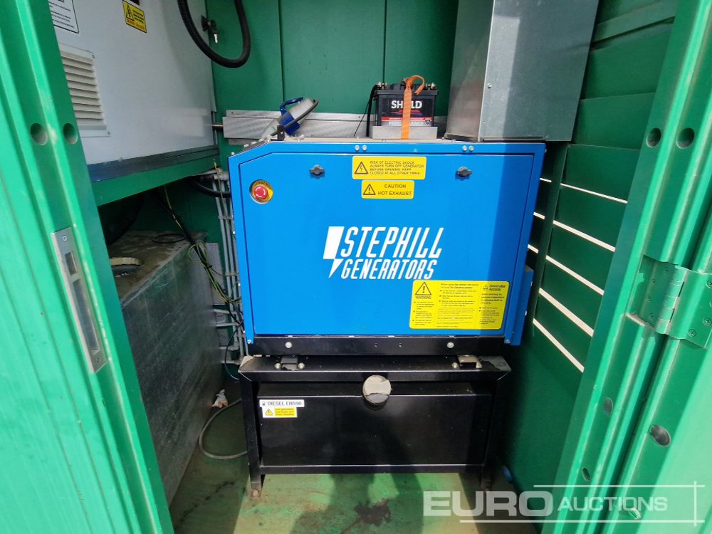 Shipping container 22' x 9' Welfare Unit, Stephill SSD6000VV2 6kVA Generator (Cannot Be Reconsigned): picture 27