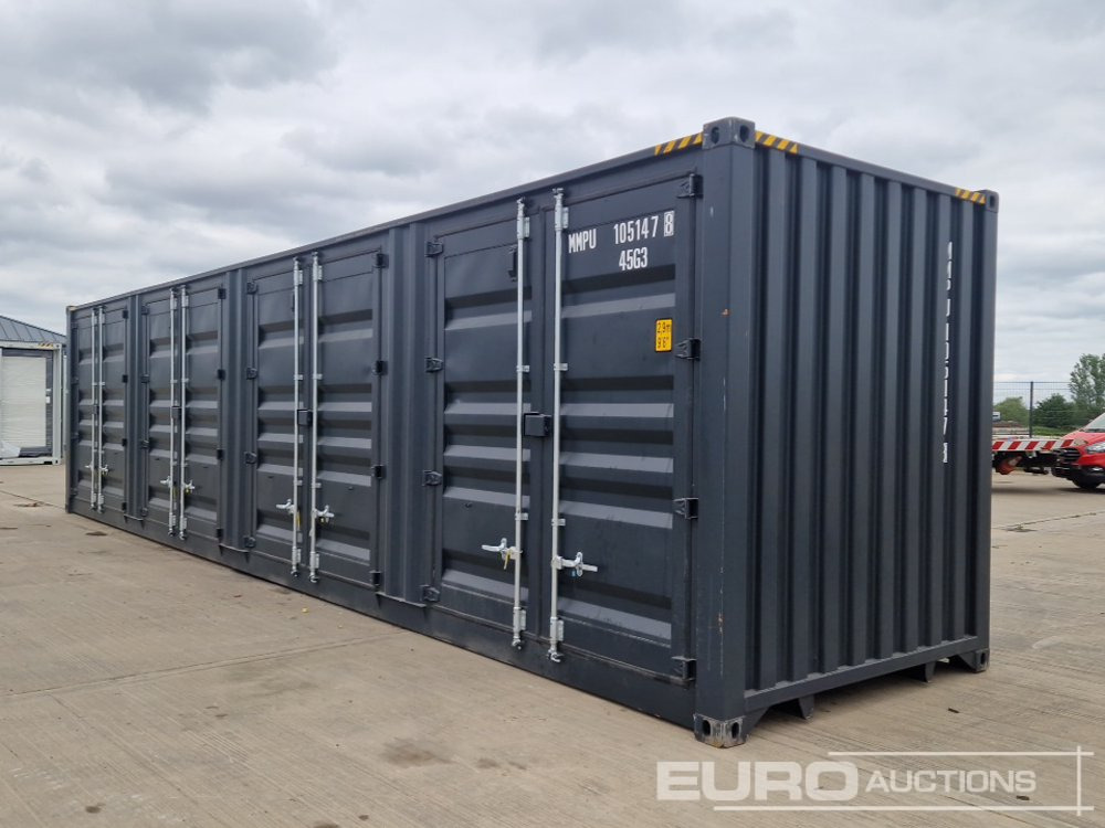 40' x 8' Container, 4 Side Doors, 1 End Door (Cannot Be Reconsigned) - Shipping container: picture 3 40' x 8' Container, 4 Side Doors, 1 End Door (Cannot Be Reconsigned) - Shipping container: picture 3