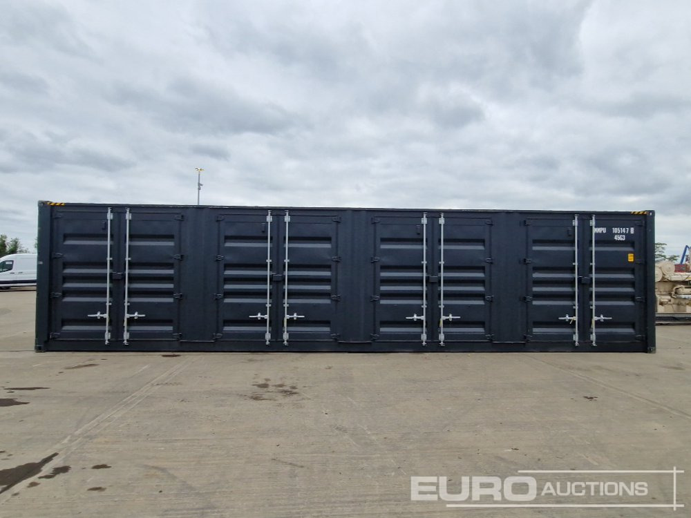 40' x 8' Container, 4 Side Doors, 1 End Door (Cannot Be Reconsigned) - Shipping container: picture 2 40' x 8' Container, 4 Side Doors, 1 End Door (Cannot Be Reconsigned) - Shipping container: picture 2