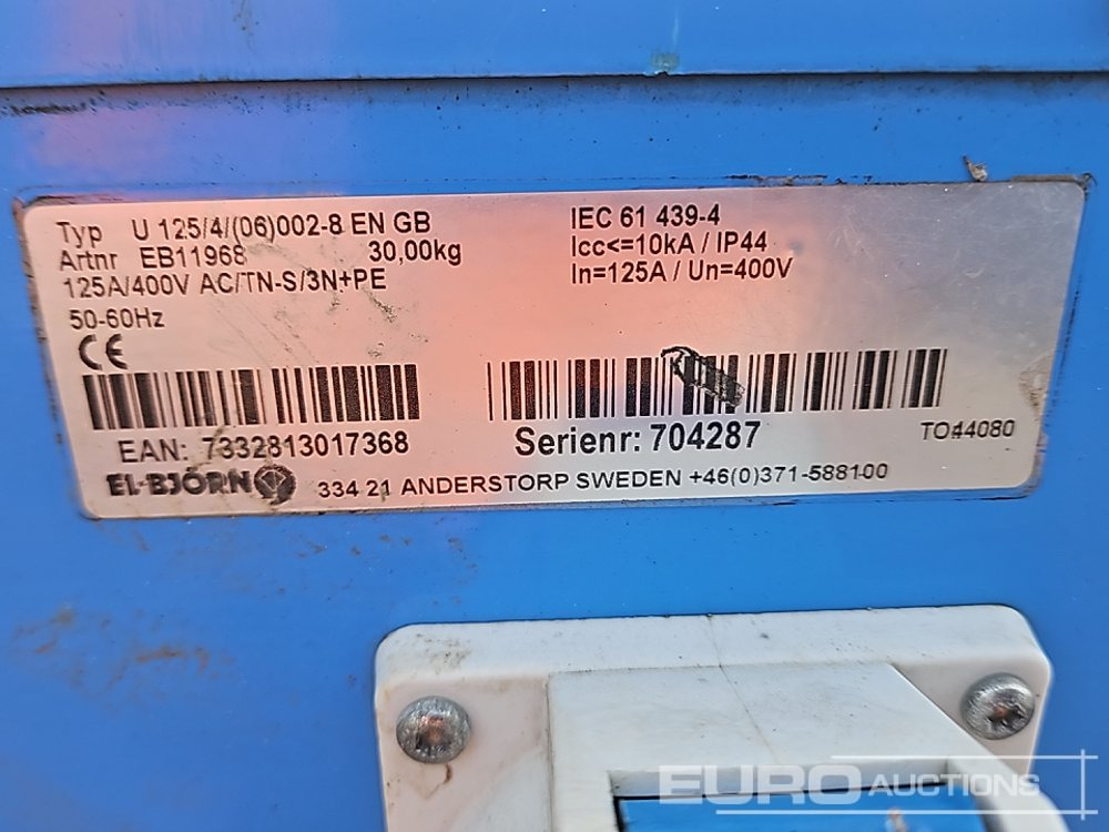 Construction equipment 400 Volt Distroburion Box (3 of): picture 22