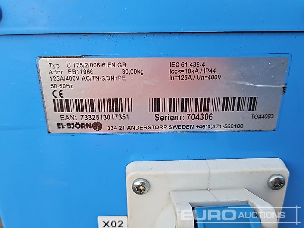 Construction equipment 400 Volt Distroburion Box (3 of): picture 23