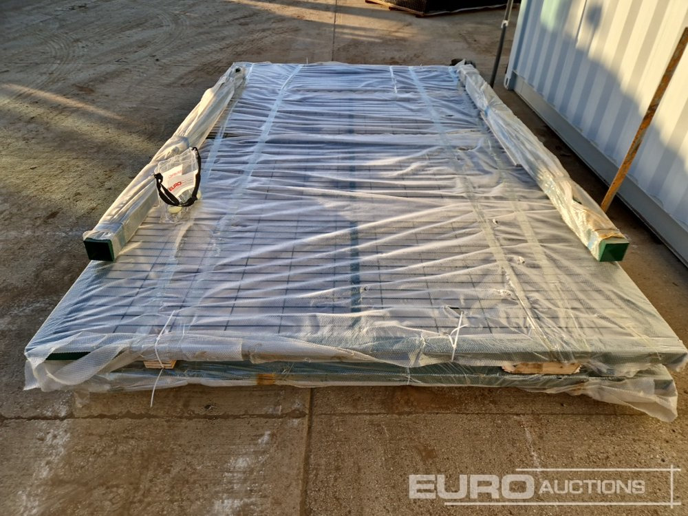 Agricultural machinery 4m x 2.3m Heavy Duty Galvanized Powder Coated Gate (2 of), 100mm x 100mm Post (2 of), Assembly Kit (Green): picture 17