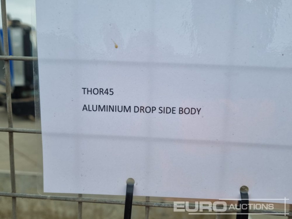 Flatbed body Aluminium 5" Drop Side Body to suit Light Commercial: picture 9