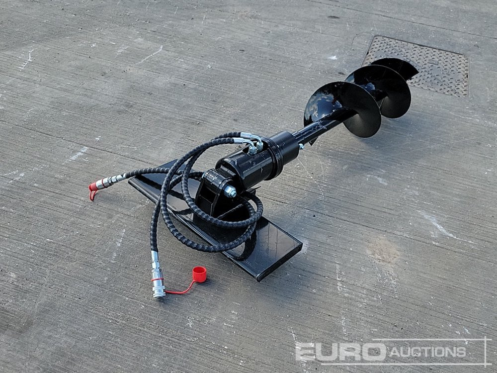 Unused 2025 Captok 12" Hydraulc Auger to suit Mini Skidsteer Loader - Attachment for Excavator: picture 5 Unused 2025 Captok 12" Hydraulc Auger to suit Mini Skidsteer Loader - Attachment for Excavator: picture 5