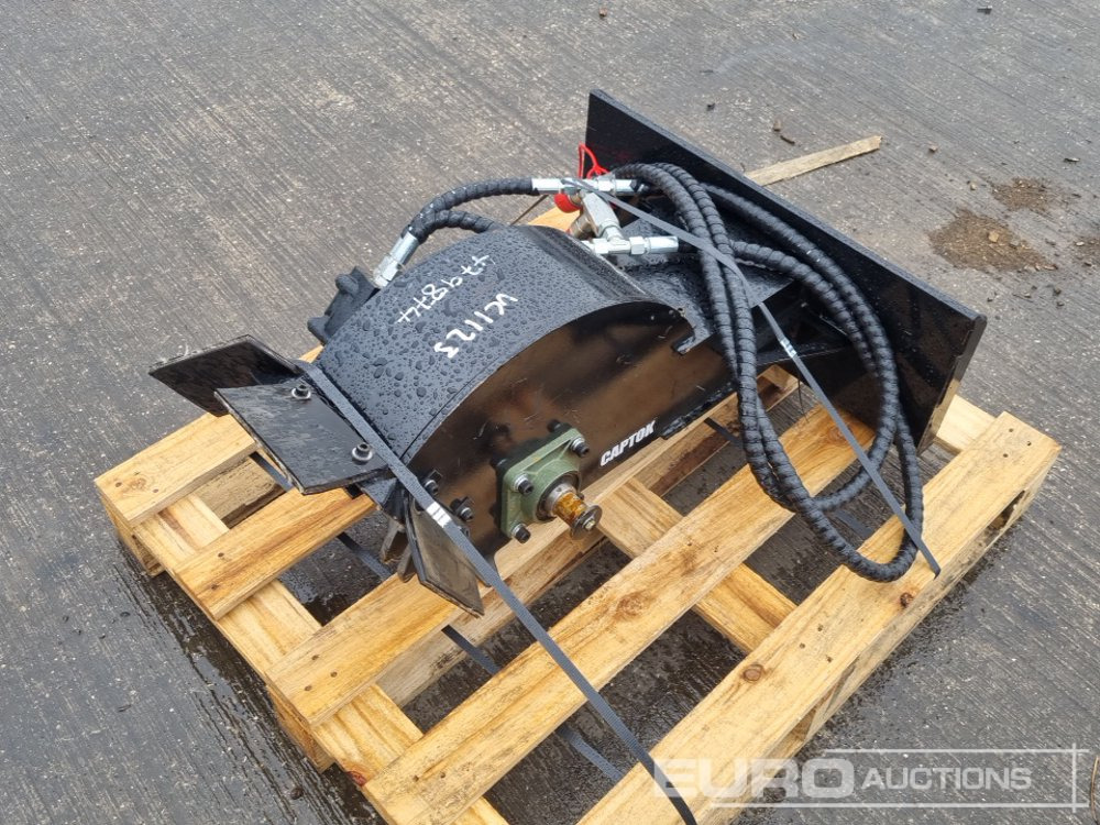Unused Captok Hydraulic Stump Grinder to suit Mini Skidsteer Loader - Attachment for Excavator: picture 3 Unused Captok Hydraulic Stump Grinder to suit Mini Skidsteer Loader - Attachment for Excavator: picture 3