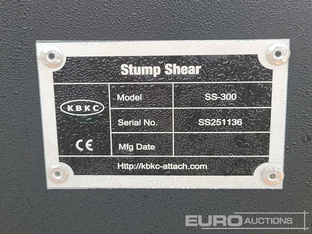 Attachment for Excavator Unused KBKC SS-300: picture 15