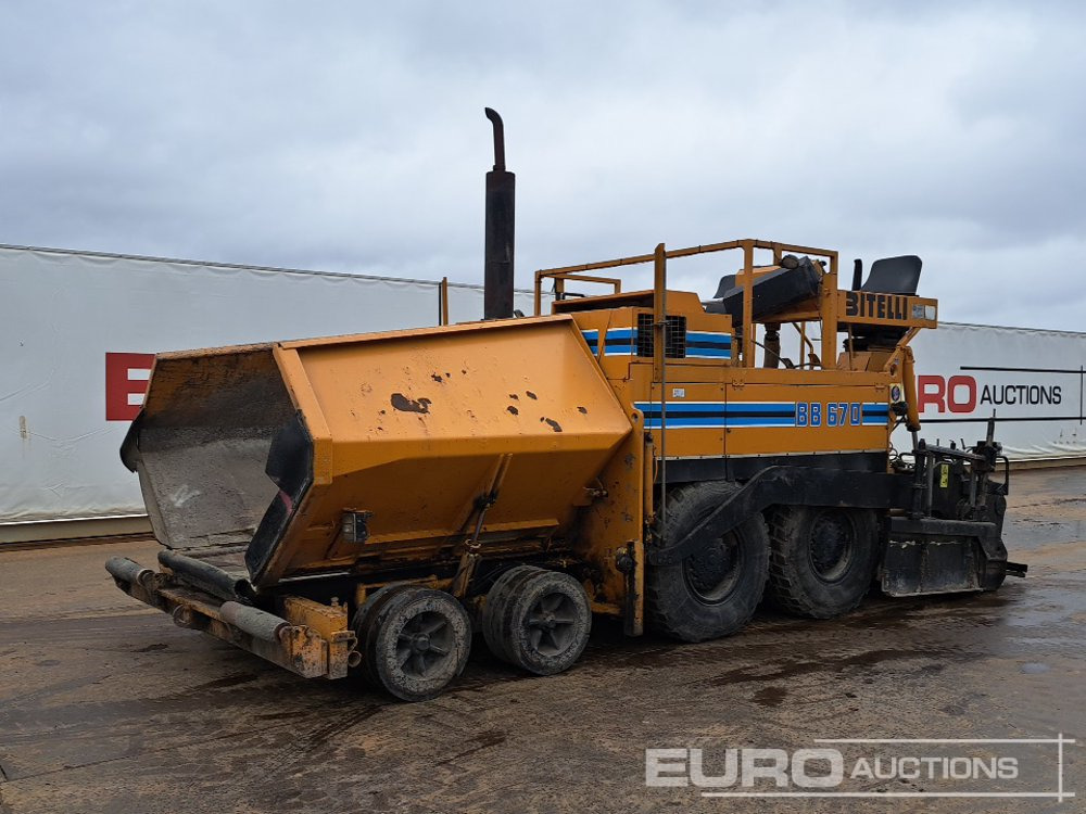Bitelli BB670 - Asphalt paver: picture 1 Bitelli BB670 - Asphalt paver: picture 1