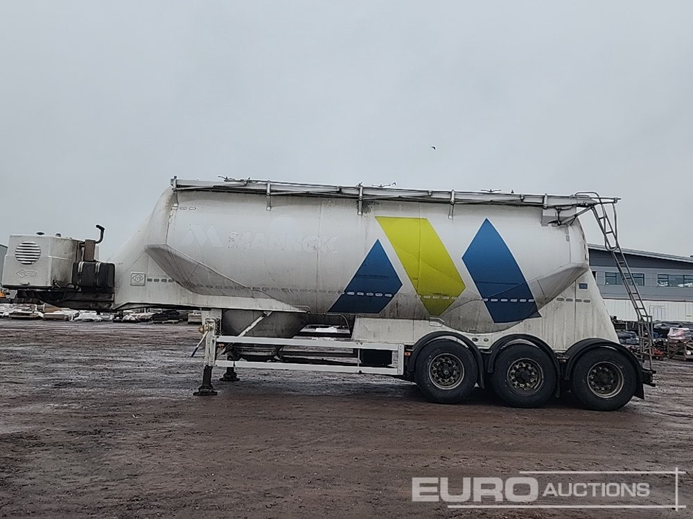 Feldbinder Tri Axle Cement Tanker, BPW Axles - Tanker semi-trailer: picture 2 Feldbinder Tri Axle Cement Tanker, BPW Axles - Tanker semi-trailer: picture 2
