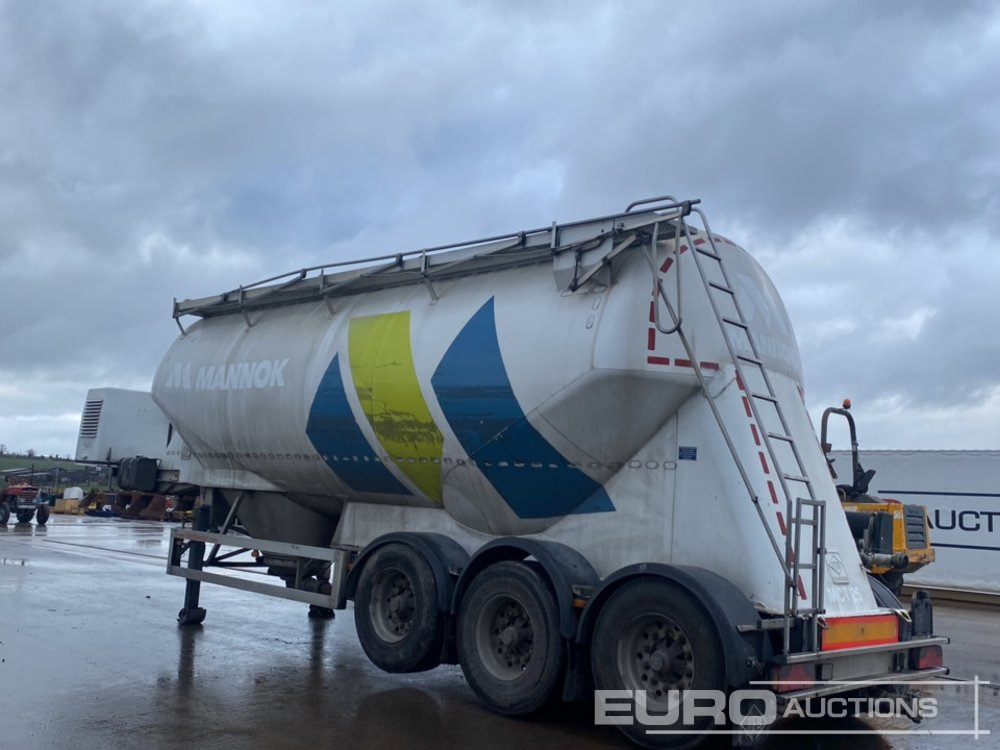 Feldbinder Tri Axle Cement Tanker, BPW Axles - Tanker semi-trailer: picture 2 Feldbinder Tri Axle Cement Tanker, BPW Axles - Tanker semi-trailer: picture 2