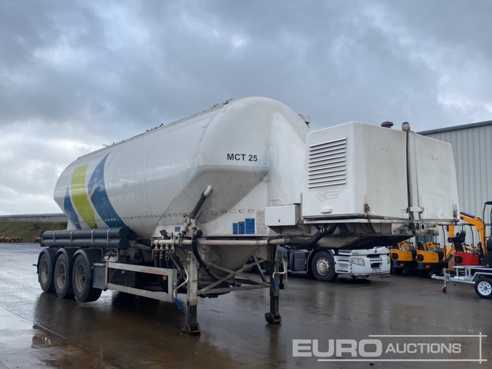Feldbinder Tri Axle Cement Tanker, BPW Axles - Tanker semi-trailer: picture 5 Feldbinder Tri Axle Cement Tanker, BPW Axles - Tanker semi-trailer: picture 5