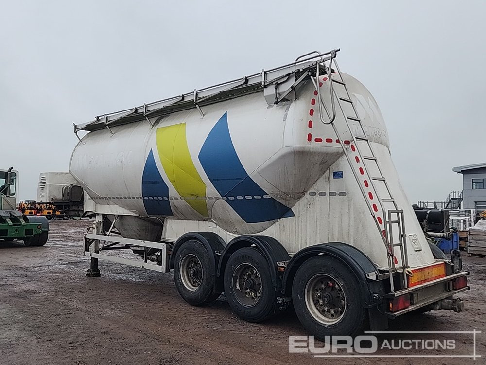 Feldbinder Tri Axle Cement Tanker, BPW Axles - Tanker semi-trailer: picture 3 Feldbinder Tri Axle Cement Tanker, BPW Axles - Tanker semi-trailer: picture 3