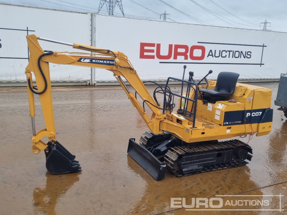 Komatsu PC07-1 - Mini excavator: picture 1 Komatsu PC07-1 - Mini excavator: picture 1
