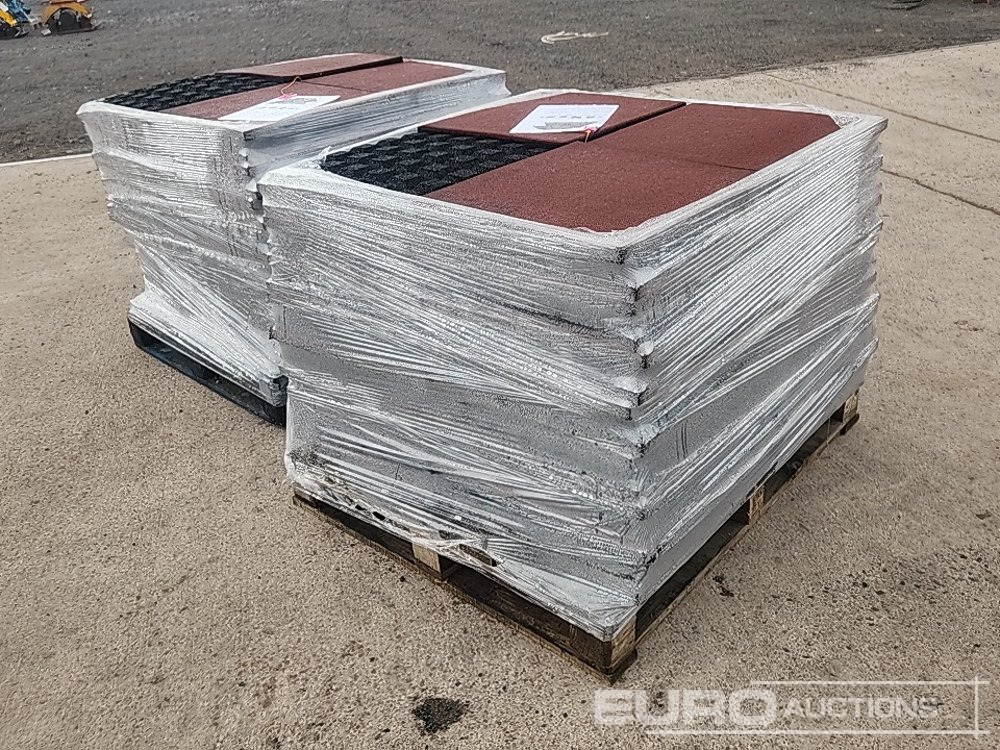 Pallet of Acoustic Underlay Flooring Rubber Tiles, 500mm x 500mm x 45mm - Construction equipment: picture 2 Pallet of Acoustic Underlay Flooring Rubber Tiles, 500mm x 500mm x 45mm - Construction equipment: picture 2