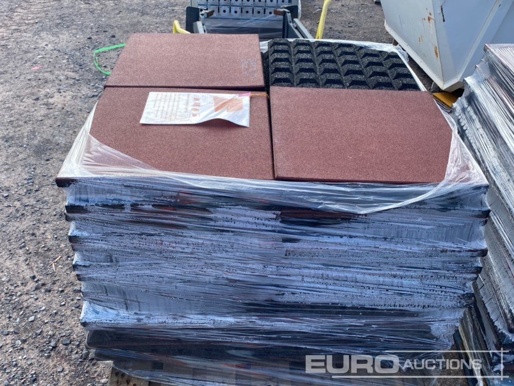 Pallet of Acoustic Underlay Flooring Rubber Tiles, 500mm x 500mm x 45mm - Construction equipment: picture 4 Pallet of Acoustic Underlay Flooring Rubber Tiles, 500mm x 500mm x 45mm - Construction equipment: picture 4