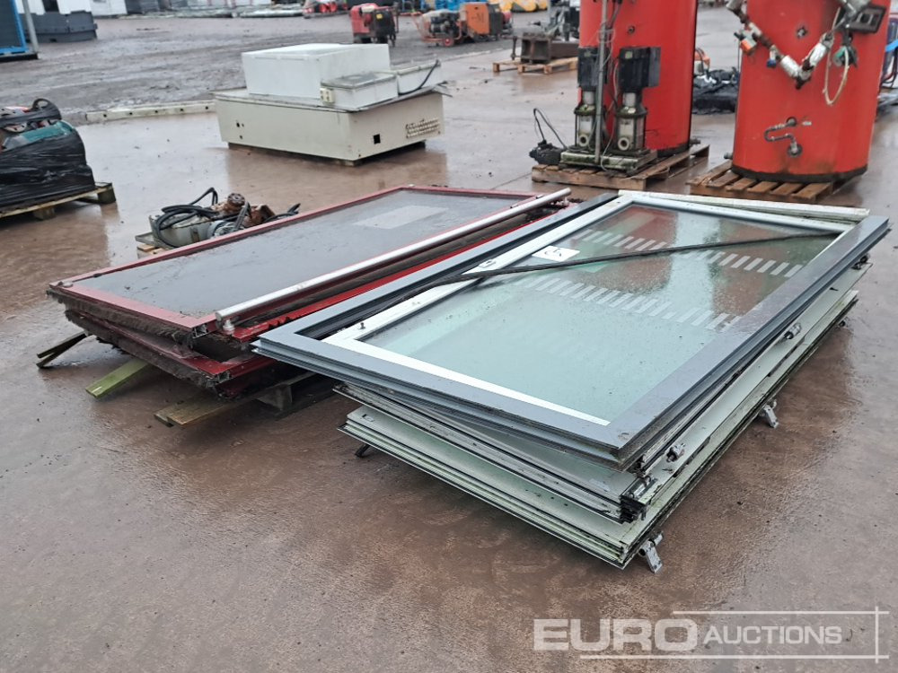 Pallet of Pallet of Glass Doors & Controls (3 of) - Construction equipment: picture 1 Pallet of Pallet of Glass Doors & Controls (3 of) - Construction equipment: picture 1