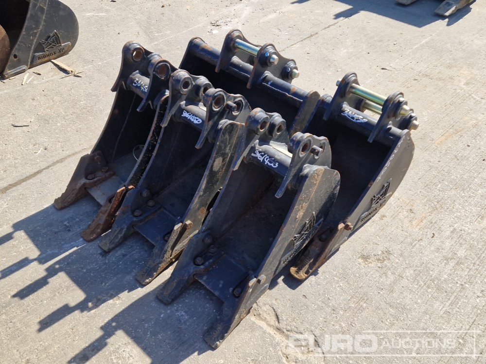 Rhinox 24", 12", 9", 9", 9" Digging Bucket 30mm Pin to suit Mini Excavator - Bucket: picture 1 Rhinox 24", 12", 9", 9", 9" Digging Bucket 30mm Pin to suit Mini Excavator - Bucket: picture 1