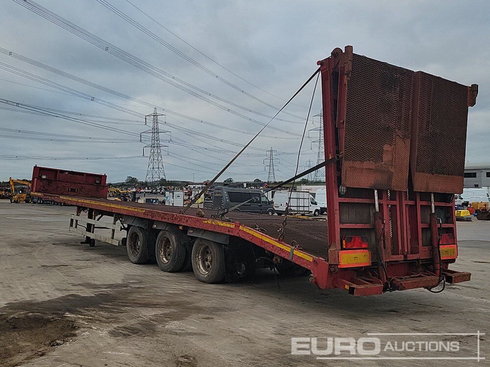 Tri Axle Low Loader Trailer, Winch, Hydraulic Ramp (Rar Axle Dragging) (Cannot Be Reconsigned) - Low loader semi-trailer: picture 3 Tri Axle Low Loader Trailer, Winch, Hydraulic Ramp (Rar Axle Dragging) (Cannot Be Reconsigned) - Low loader semi-trailer: picture 3