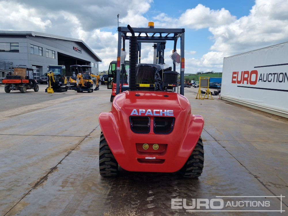 Rough terrain forklift Unused 2025 Apache CPCD35 Diesel Rough Terrain Forklift, 2 Stage Mast, Sideshift: picture 7