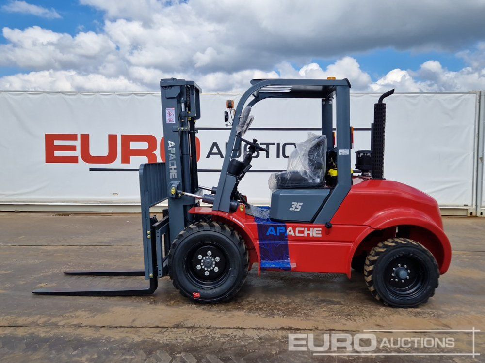 Unused 2025 Apache CPCD35 Diesel Rough Terrain Forklift, 2 Stage Mast, Sideshift - Rough terrain forklift: picture 3 Unused 2025 Apache CPCD35 Diesel Rough Terrain Forklift, 2 Stage Mast, Sideshift - Rough terrain forklift: picture 3