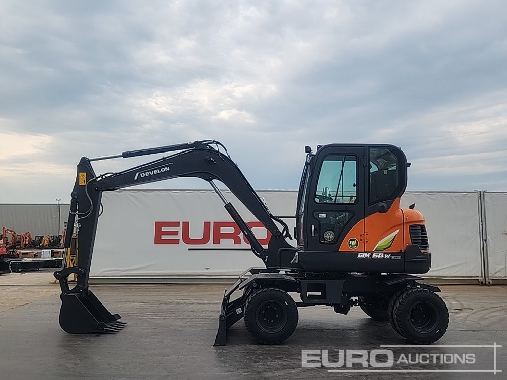 Unused 2025 Develon DX60WN ECO-1 - Wheel excavator: picture 2 Unused 2025 Develon DX60WN ECO-1 - Wheel excavator: picture 2