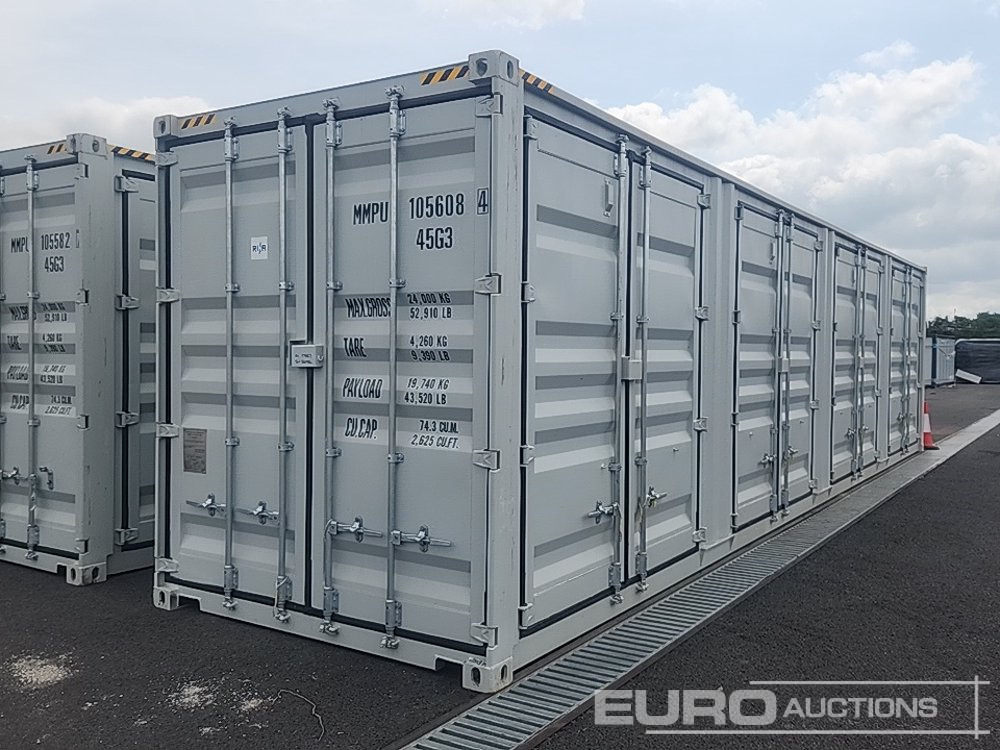 Unused 40' Container, 4 Side Double Doors (Cannot Be Reconsigned) - Shipping container: picture 3 Unused 40' Container, 4 Side Double Doors (Cannot Be Reconsigned) - Shipping container: picture 3