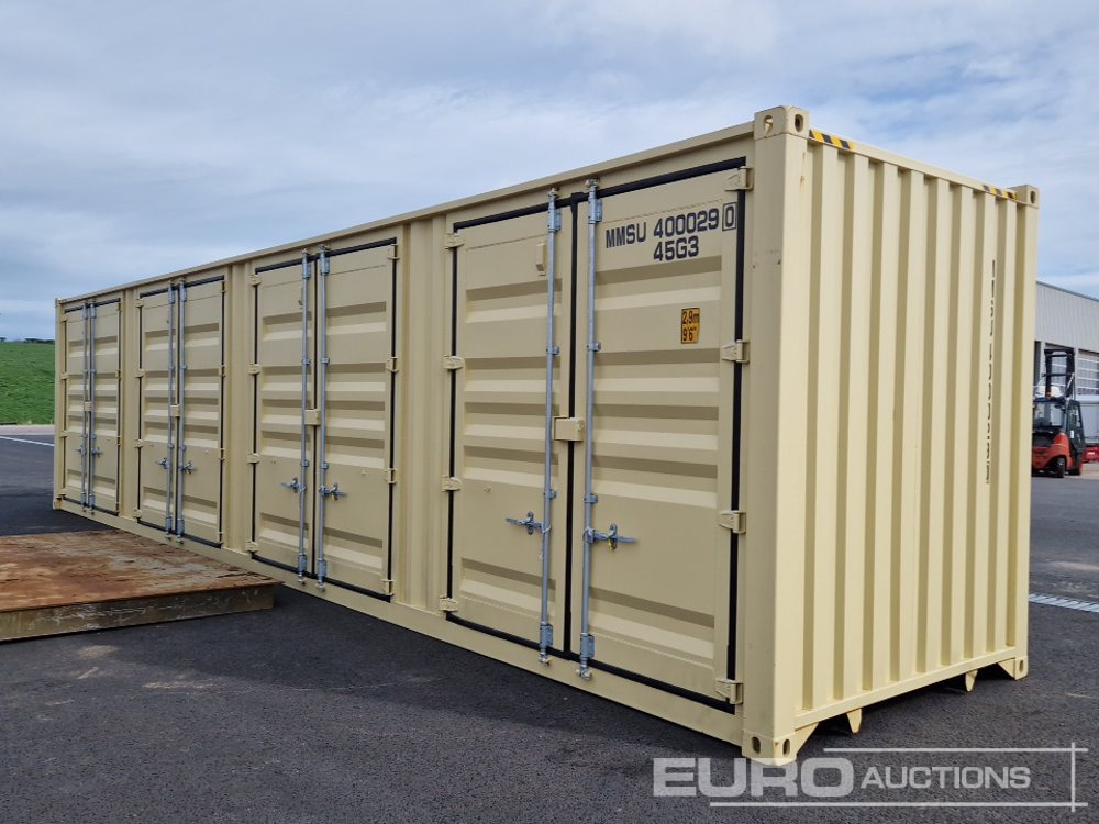Unused 40' Container, 4 Side Double Doors - Shipping container: picture 2 Unused 40' Container, 4 Side Double Doors - Shipping container: picture 2