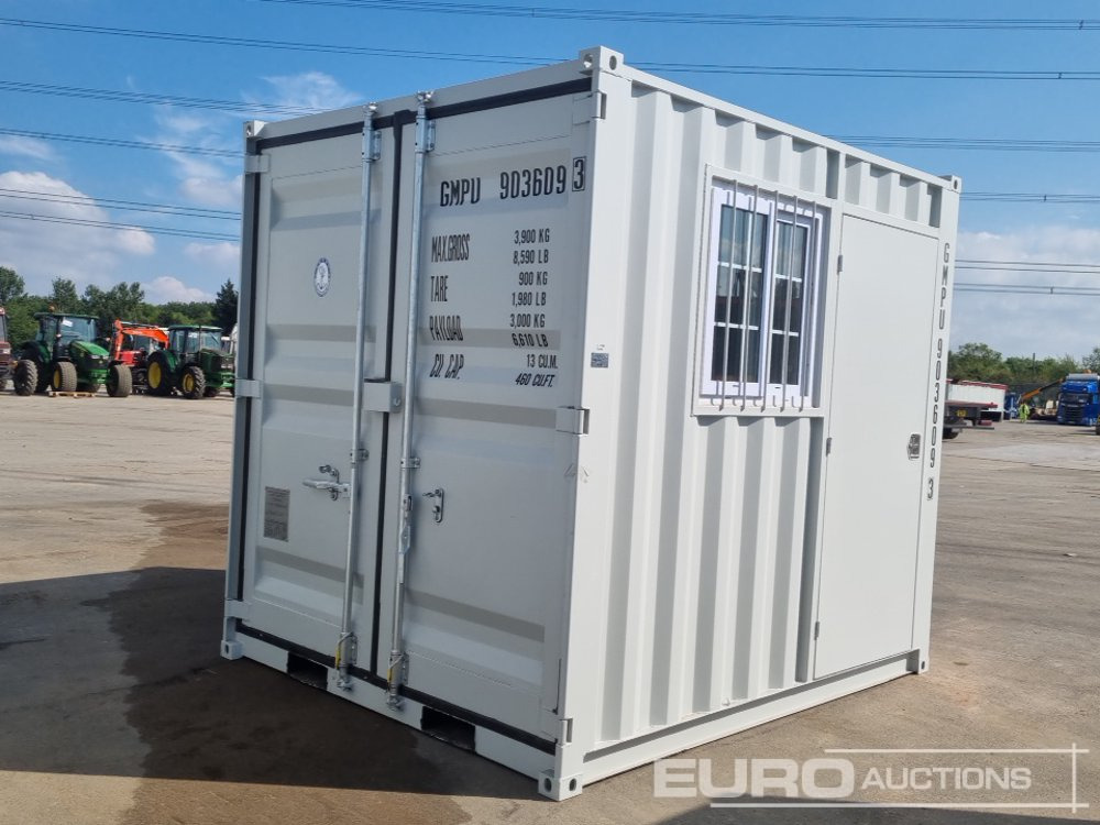 Unused 9' x 7' Container, 1 End Door, 1 Side Door, Window (Cannot Be Reconsigned) - Shipping container: picture 1 Unused 9' x 7' Container, 1 End Door, 1 Side Door, Window (Cannot Be Reconsigned) - Shipping container: picture 1