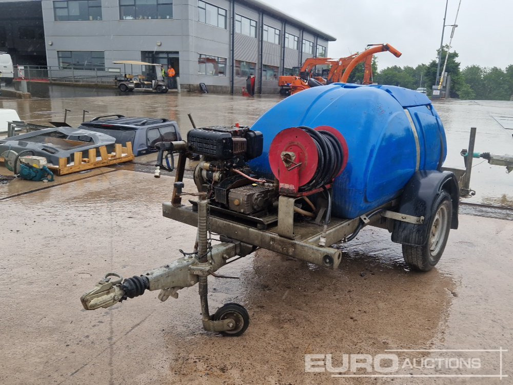 Western Single Axle Plastic Water Bowser, Diesel Pressure Washer - Pressure washer: picture 1 Western Single Axle Plastic Water Bowser, Diesel Pressure Washer - Pressure washer: picture 1