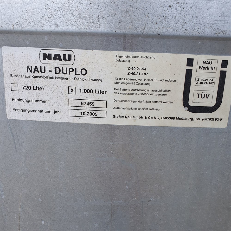 ABC 1000 Liter - Storage tank: picture 3 ABC 1000 Liter - Storage tank: picture 3