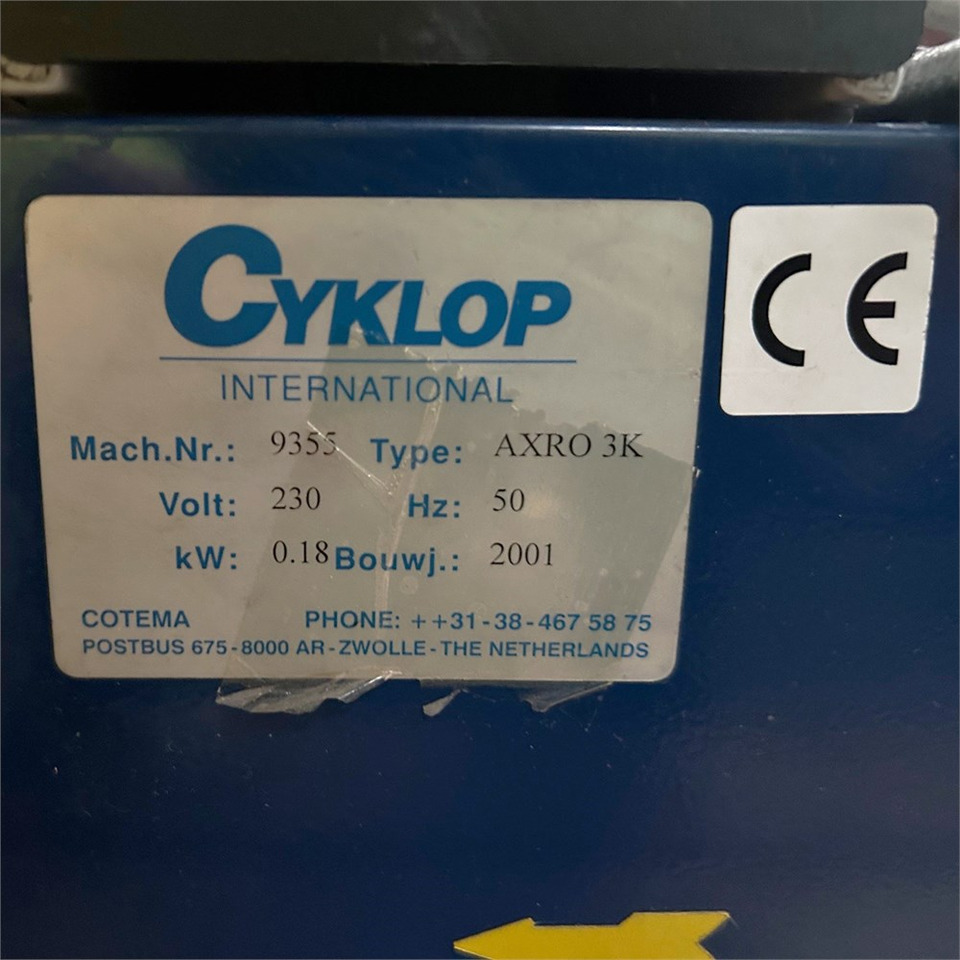 ABC Cyklop Axro 3k - Machine tool: picture 4 ABC Cyklop Axro 3k - Machine tool: picture 4