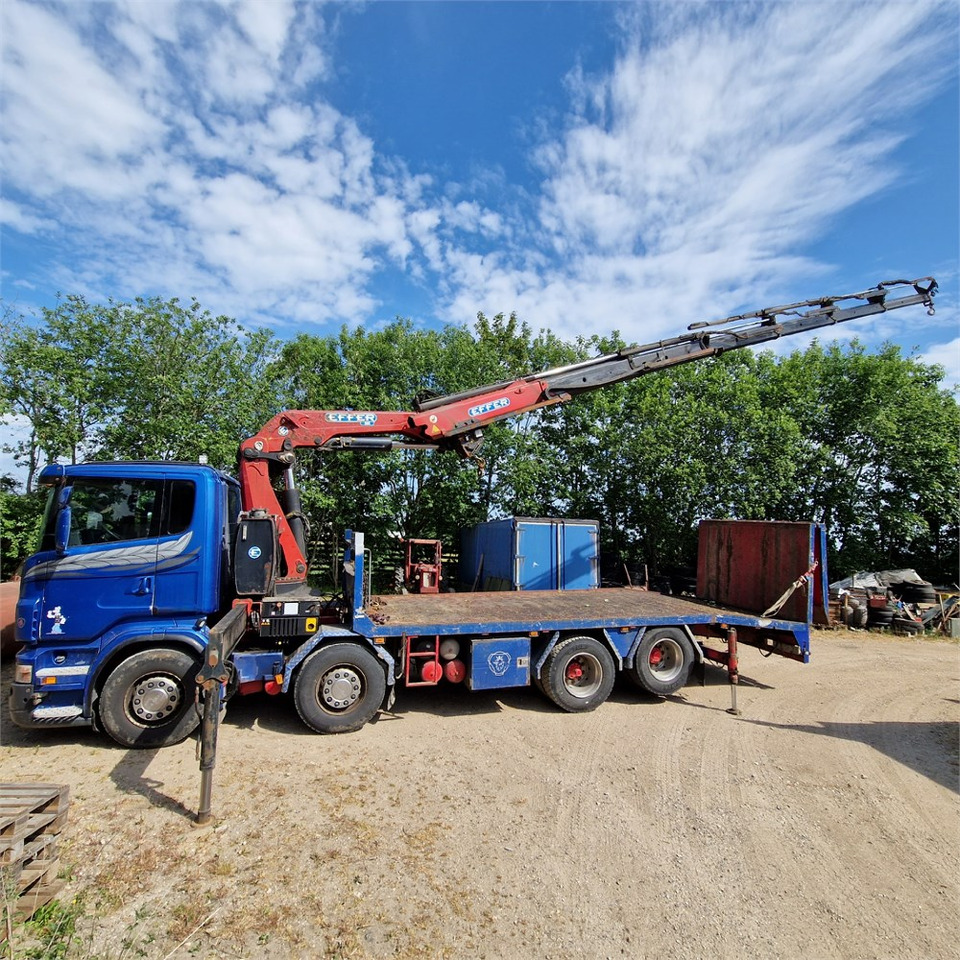 Scania R480 - Autotransporter truck, Crane truck: picture 3 Scania R480 - Autotransporter truck, Crane truck: picture 3
